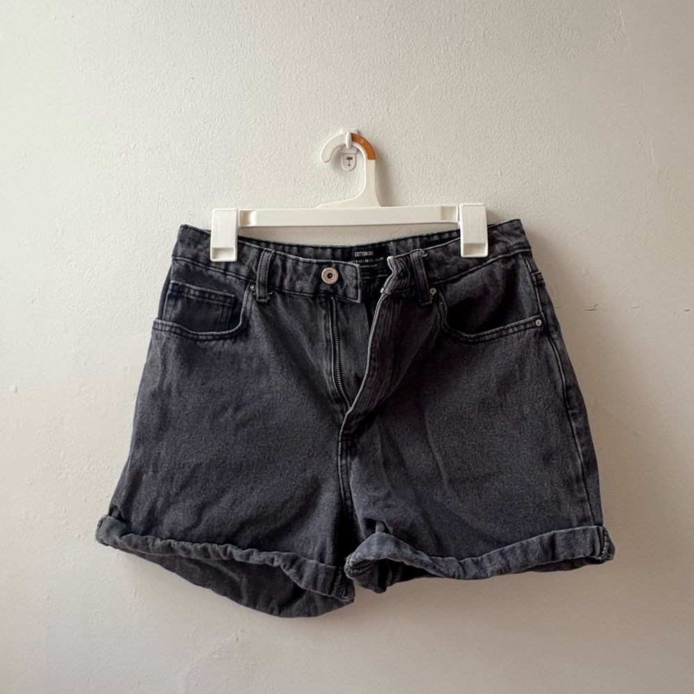 Cotton On Dark Gray Jean Shorts